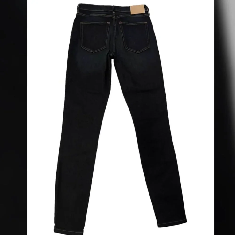 Everlane NEW The High Rise Skinny Jean Dark Indigo Wash size 27 Tall